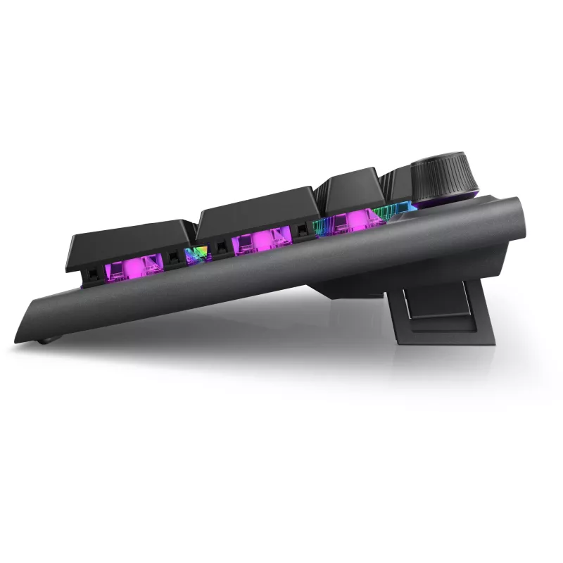 Teclado Alienware Tri-Mode AW920K Gaming USB + RF Wireless + Bluetooth Gris