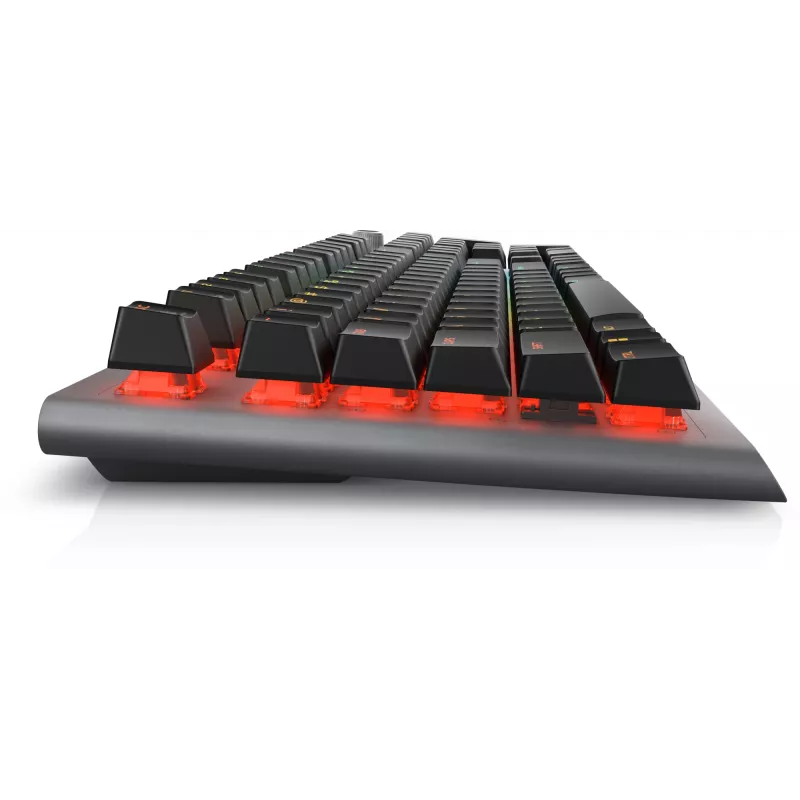 Teclado Alienware Tri-Mode AW920K Gaming USB + RF Wireless + Bluetooth Gris