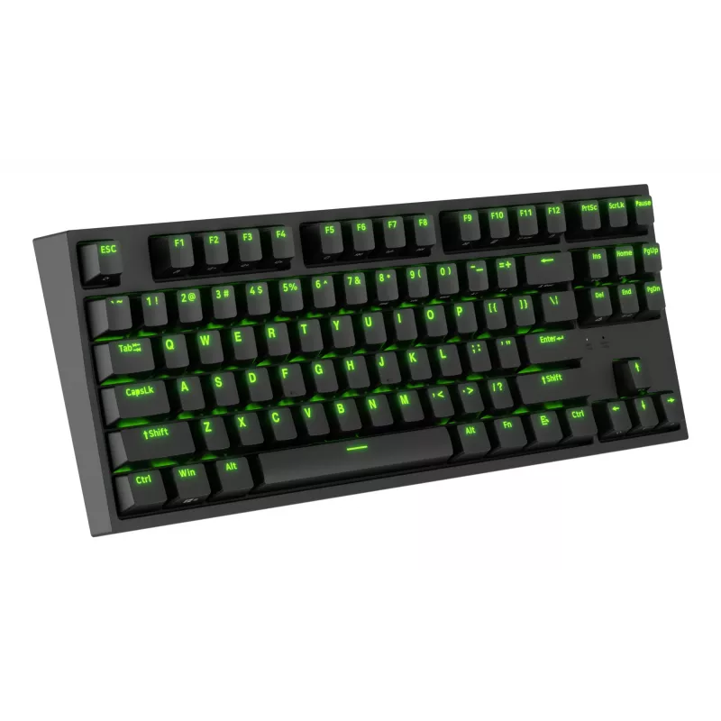 Teclado GENESIS Thor 404 TKL Gaming USB QWERTY US International Negro