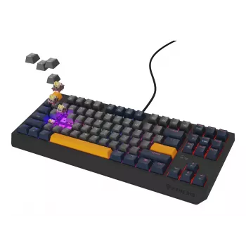 Teclado GENESIS Thor 230 TKL Gaming USB QWERTY Inglés Azul