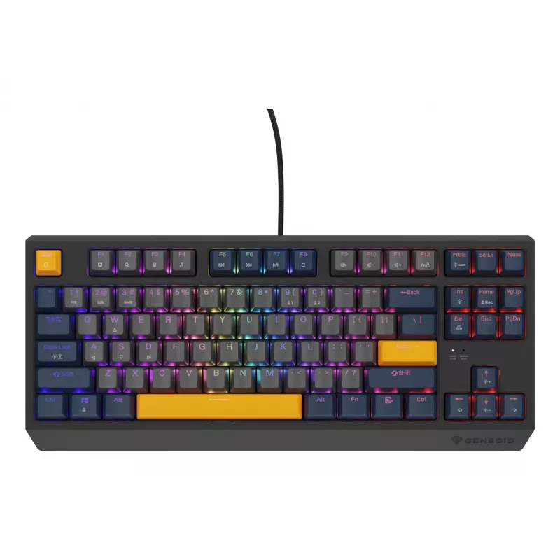 Teclado GENESIS Thor 230 TKL Gaming USB QWERTY Inglés Azul