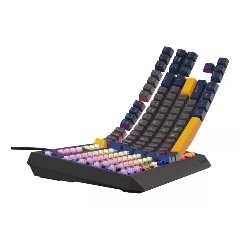 Teclado GENESIS Thor 230 TKL Gaming USB QWERTY Inglés Azul