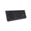 Teclado gaming mecánico tenkeyless GENESIS Thor 230 TKL — USB, RF Wireless, Bluetooth, 87 teclas QWERTY, Gris