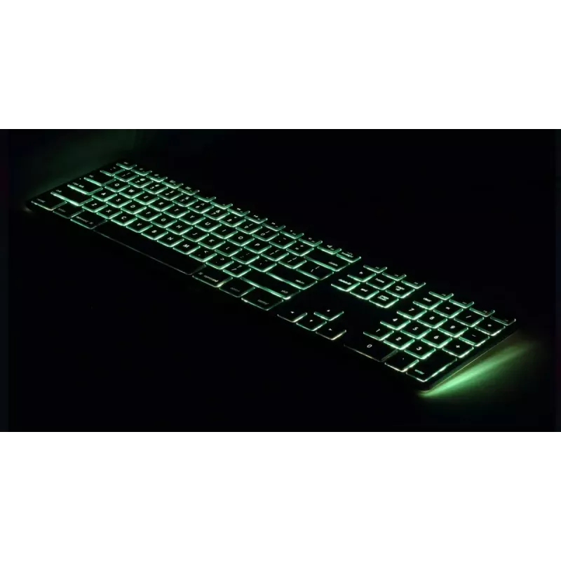 Matias FK318LB-UK retroiluminación RGB para Mac Space Gray – compacto, UK-Layout