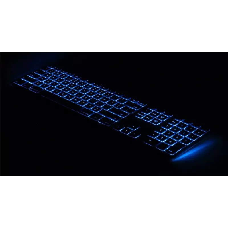 Matias FK318LB-UK retroiluminación RGB para Mac Space Gray – compacto, UK-Layout