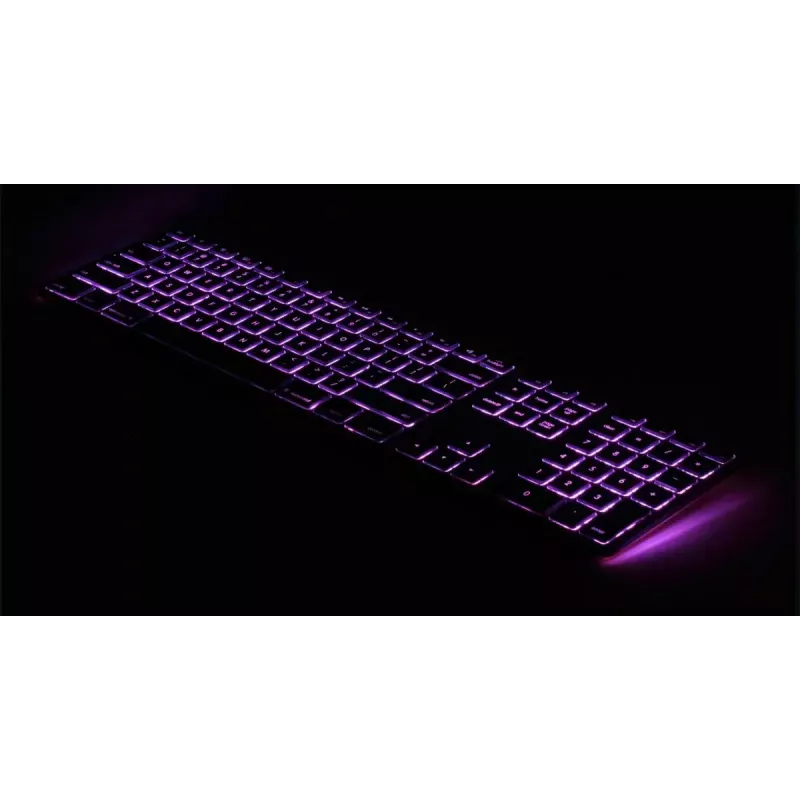 Matias FK318LB-UK retroiluminación RGB para Mac Space Gray – compacto, UK-Layout