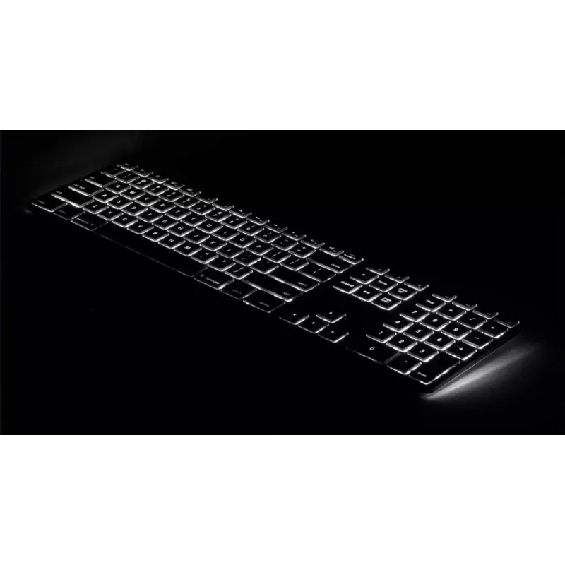 Matias FK318LB-UK retroiluminación RGB para Mac Space Gray – compacto, UK-Layout