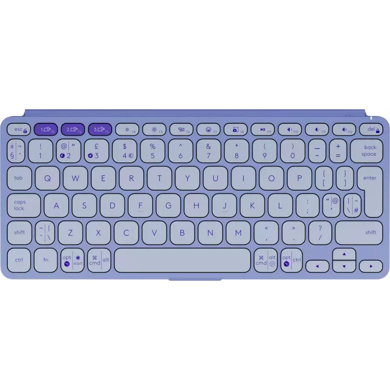 Teclado Logitech Keys-To-Go 2 universal Bluetooth QWERTY US International lila