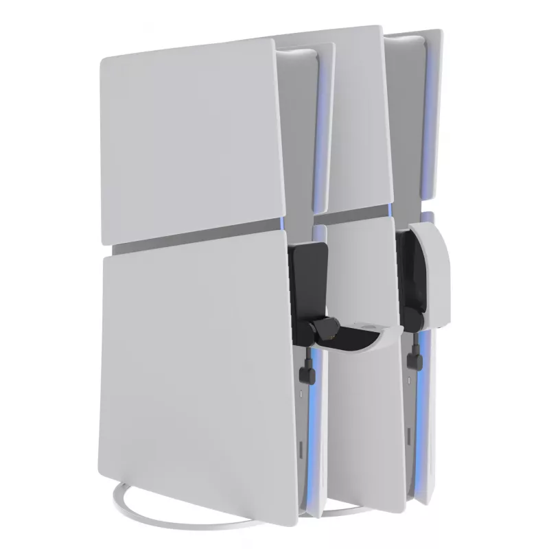 Sistema de carga GENESIS Tin 305 PlayStation 5 slim con cable negro blanco