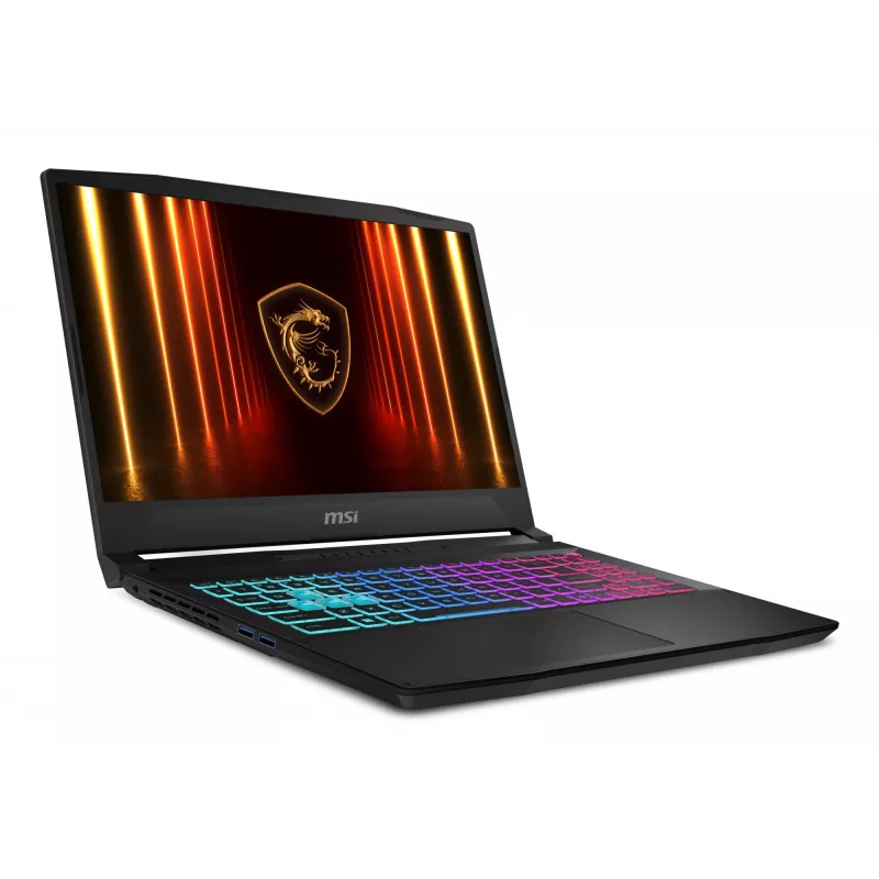 Portátil MSI Katana 15 HX B14WGK-061XPL — 15,6 inch QHD+ 165Hz, Intel Core i7-14650HX, 16GB DDR5, 1TB SSD, NVIDIA GeForce RTX 5070, sin sistema operativo, negro