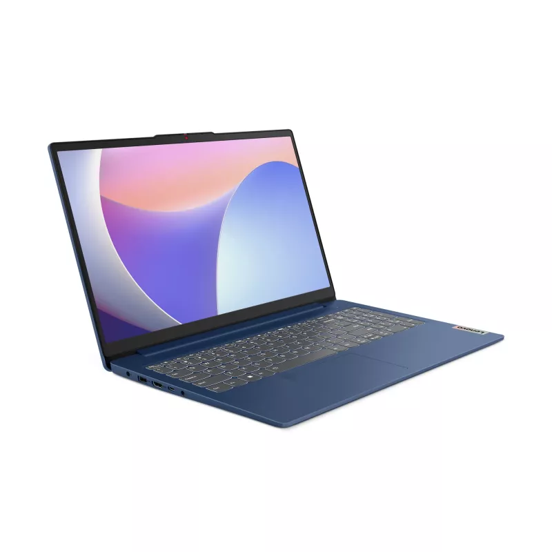 Portátil Lenovo IdeaPad Slim 3 15IRU8 — Intel Core i3-1315U, 15,6 inch FHD, 8 GB LPDDR5, 512 GB SSD, Windows 11 Home, azul