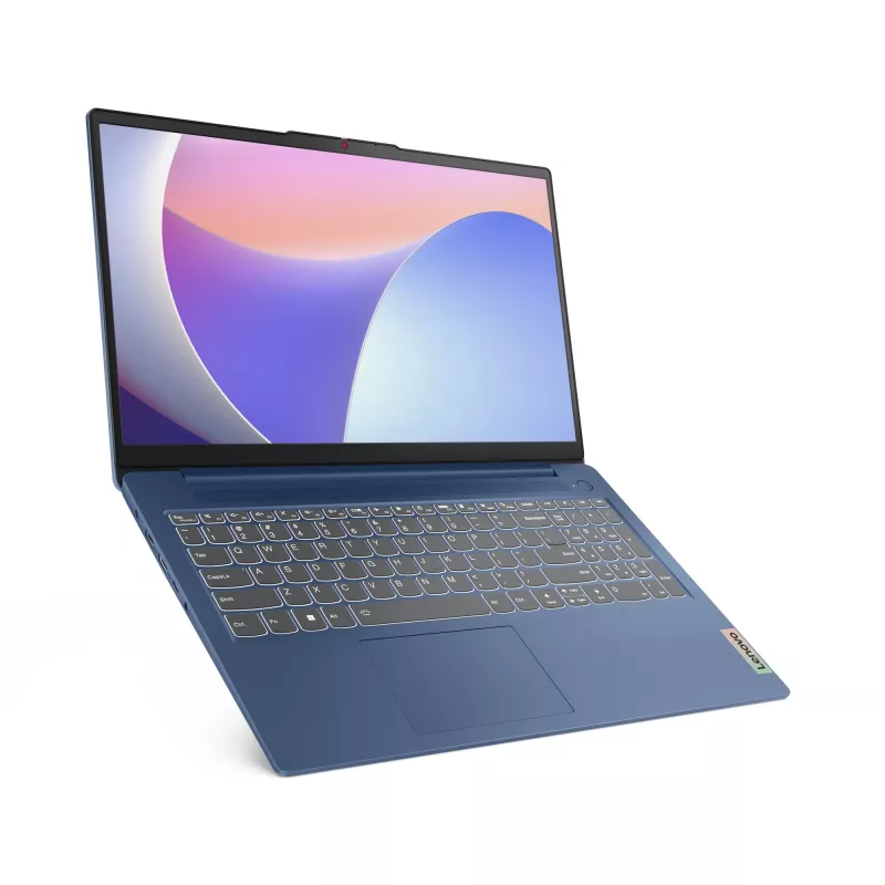 Portátil Lenovo IdeaPad Slim 3 15IRU8 — Intel Core i3-1315U, 15,6 inch FHD, 8 GB LPDDR5, 512 GB SSD, Windows 11 Home, azul