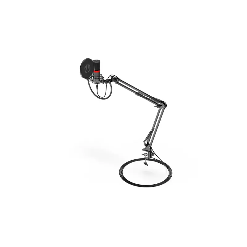Micrófono para PC ENDORFY Solum Streaming, USB-C con cable, patrón cardioide, 48 kHz/16 bits, 18–21000 Hz, montaje de mesa, incluye araña y antipop