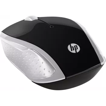Ratón inalámbrico HP 200 (Pike Silver), ambidiestro, óptico, RF Wireless, 1000 DPI, Plata