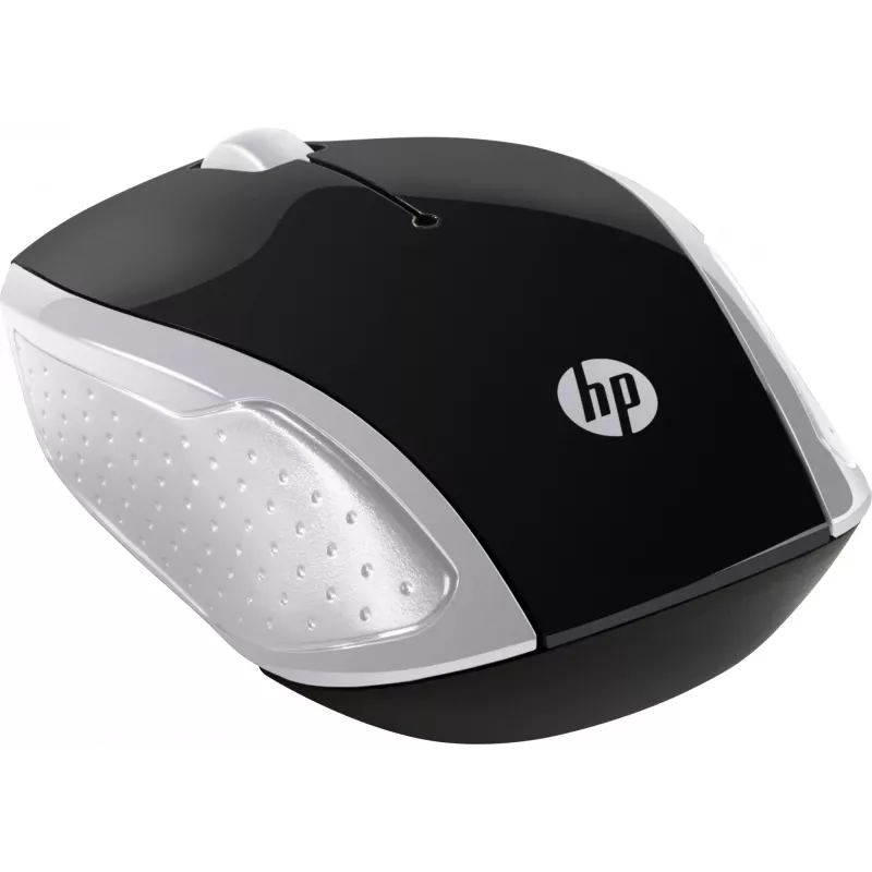 Ratón inalámbrico HP 200 (Pike Silver), ambidiestro, óptico, RF Wireless, 1000 DPI, Plata