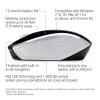 Ratón inalámbrico HP 200 (Pike Silver), ambidiestro, óptico, RF Wireless, 1000 DPI, Plata
