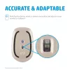 Ratón Bluetooth HP 410 fino Silver, ambidiestro, Bluetooth, 2000 dpi, Plata