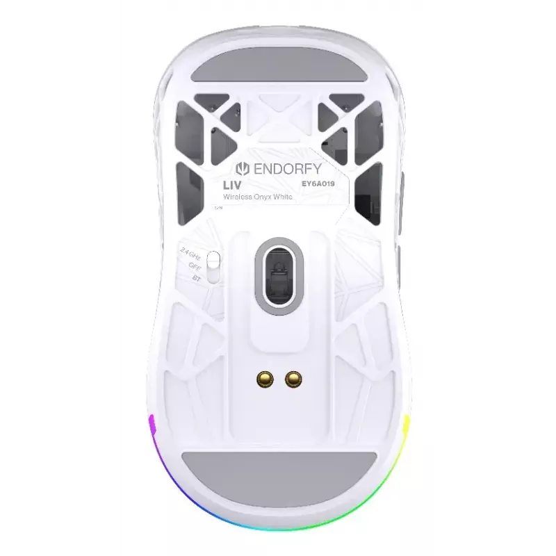 ENDORFY LIV Wireless EY6A019 ratón inalámbrico para juegos, Onyx White
