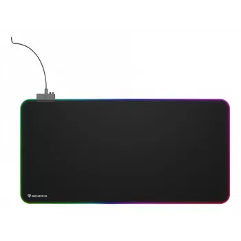 Alfombrilla gaming GENESIS Boron 500 XXL RGB Negro