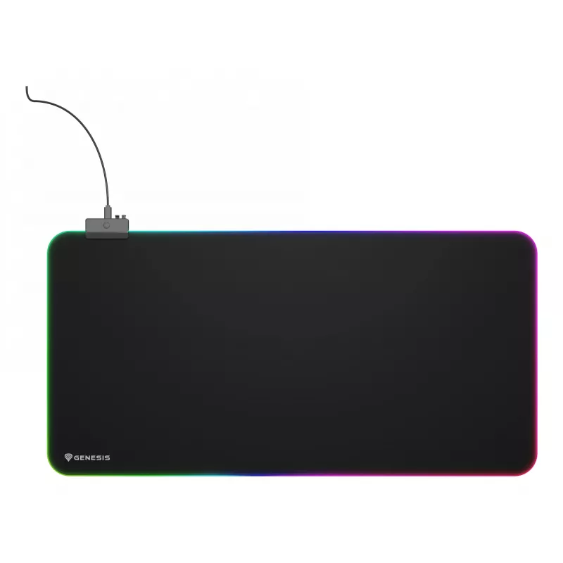 Alfombrilla gaming GENESIS Boron 500 XXL RGB Negro