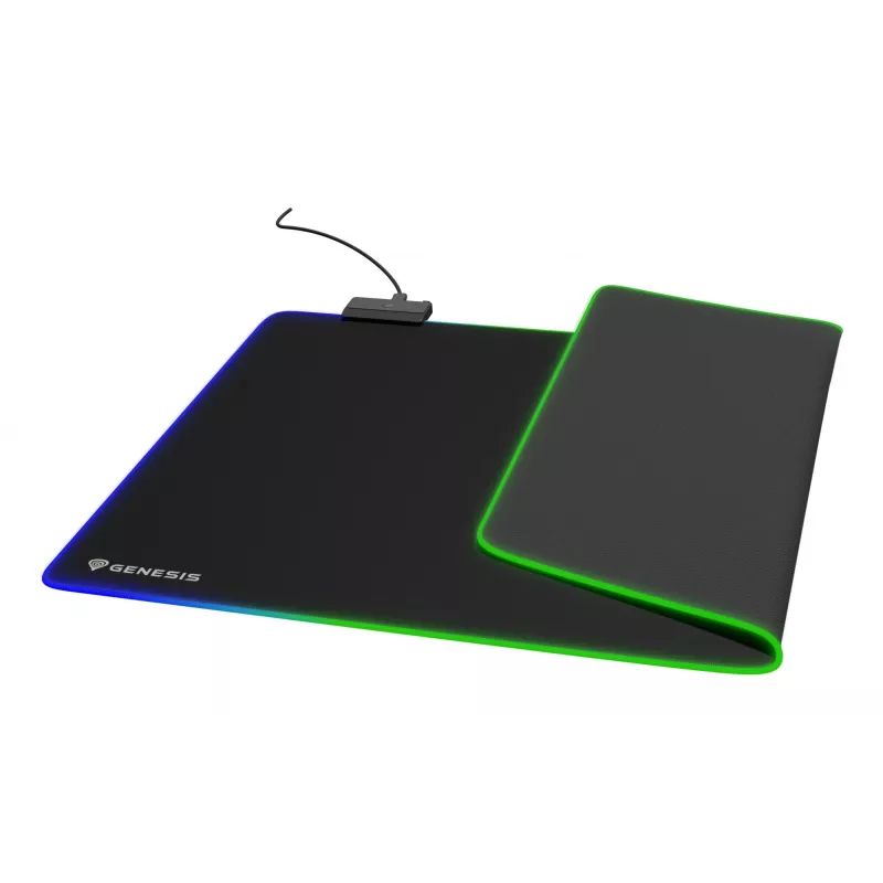 Alfombrilla gaming GENESIS Boron 500 XXL RGB Negro