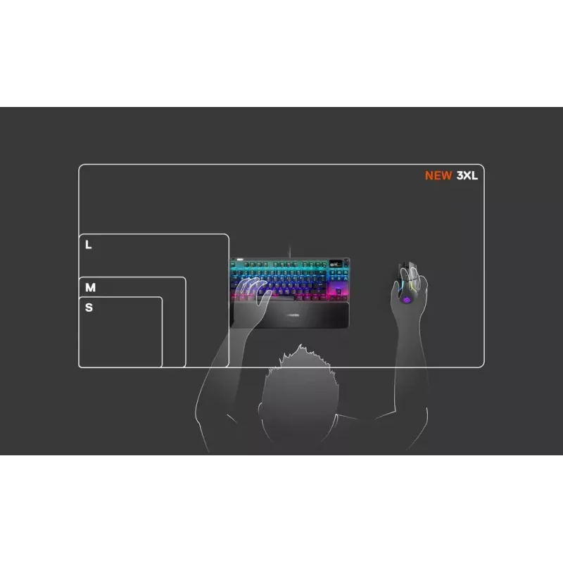 Alfombrilla de ratón Steelseries QcK 3XL