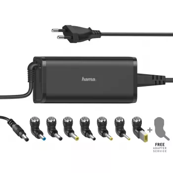 Hama 00200003 cargador para dispositivos móviles portátil negro AC para interior