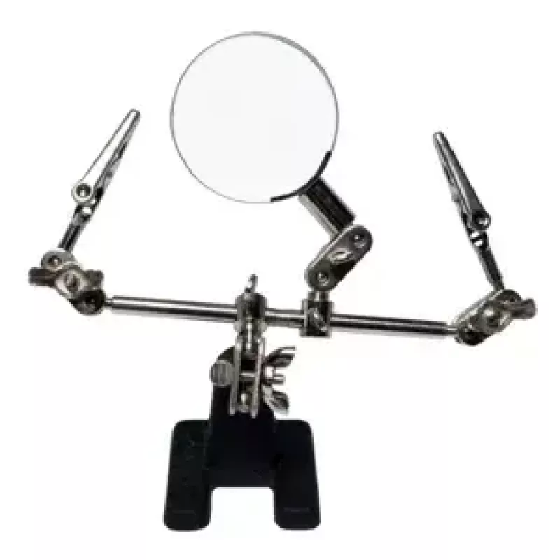 Lupa LogiLink WZ0034 negra acero inoxidable
