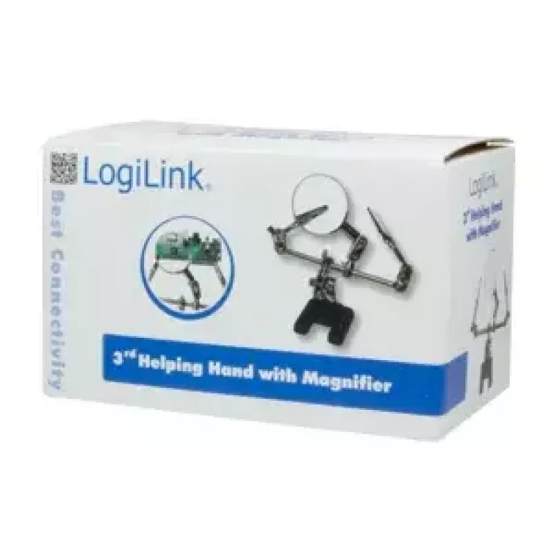 Lupa LogiLink WZ0034 negra acero inoxidable