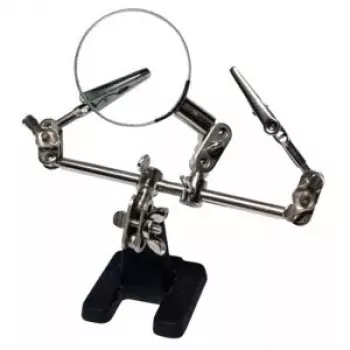 Lupa LogiLink WZ0034 negra acero inoxidable