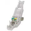 Conector modular RJ45 Intellinet, conector sin herramienta, Cat5/5e/6, cables UTP rígidos y flexibles 22-26 AWG
