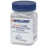 Conector modular RJ45 Intellinet Pro Line, Cat6A, UTP, 3 puntas, para cable rígido, contactos chapados en oro de 50 µ, pack de 80