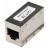 Conector en línea Intellinet, Cat5e, FTP, modular, conector hembra 8P8C a conector hembra 8P8C, plateado