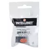 Conector en línea Intellinet, Cat5e, FTP, modular, conector hembra 8P8C a conector hembra 8P8C, plateado