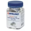Conector modular RJ45 Intellinet Pro Line, Cat6, STP, 3 puntas, para conductor rígido y flexible, contactos chapados en oro de 50 µ, 90 uds.
