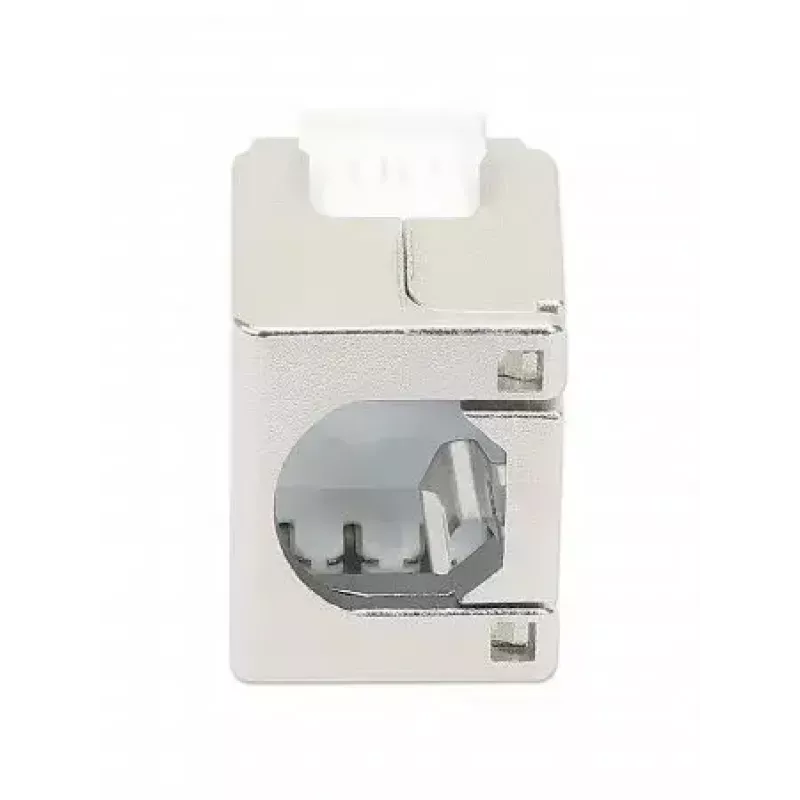Keystone Jack RJ-45 sin herramienta apantallado Intellinet Cat8.1 40G plateado