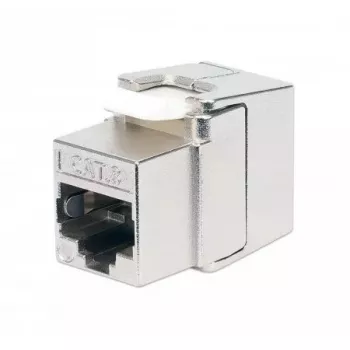 Keystone Jack RJ-45 sin herramienta apantallado Intellinet Cat8.1 40G plateado