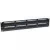 Panel de parcheo Intellinet, Cat6, UTP, 48 puertos, 2U, negro