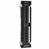 Panel de parcheo Intellinet, Cat6, montaje en pared, UTP, 12 puertos, negro