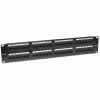 Panel de parcheo Intellinet, Cat5e, UTP, 48 puertos, 2U, negro