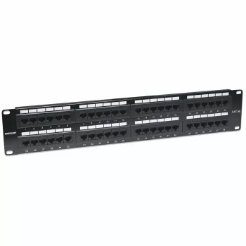 Panel de parcheo Intellinet, Cat5e, UTP, 48 puertos, 2U, negro