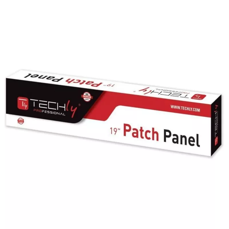 Panel de parcheo Techly UTP 16 puertos RJ45 Cat.6 I-PP 16-RU-C6T