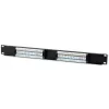 Panel de parcheo Techly UTP 16 puertos RJ45 Cat.6 I-PP 16-RU-C6T