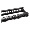 Patch panel modular Techly 24 posiciones UTP con módulos extraíbles 1HE negro
