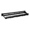 Patch panel modular Techly 24 posiciones UTP con módulos extraíbles 1HE negro
