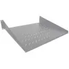 Bandeja extraíble Intellinet 19 pulgadas, 2HE, montaje frontal en 2 puntos, 400mm de profundidad, ventilada, máx. 25kg, gris, tres años de garantía