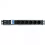 Regleta de enchufes (PDU) Techly I-CASE STRIP-16SH 6 salidas AC 1.5HE negro, plateado