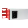 Regleta de enchufes Techly Rack 19 inch Power Strip 1U 8 salidas C13