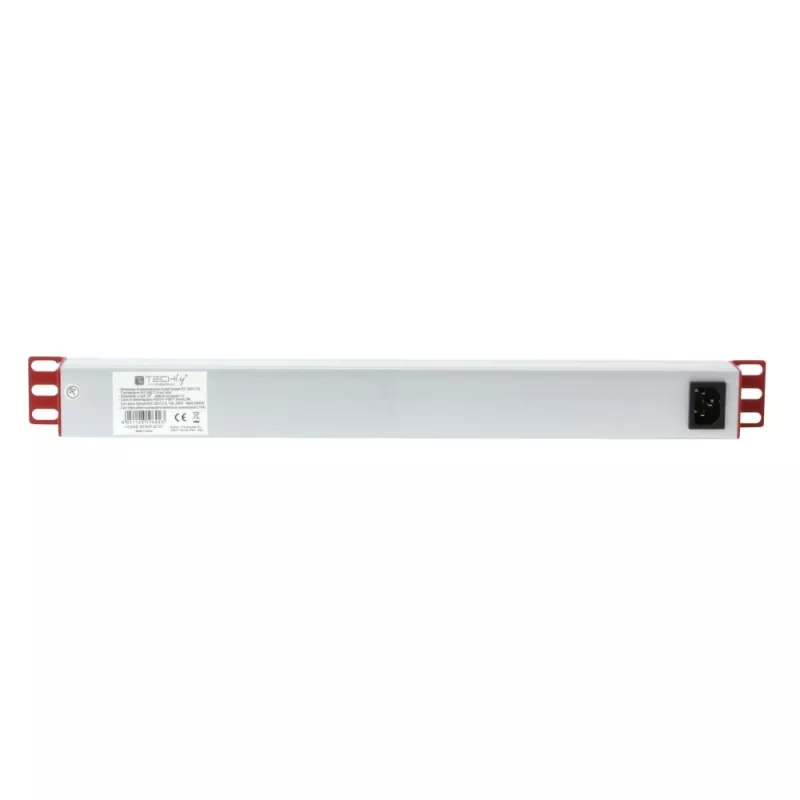 Regleta de enchufes Techly Rack 19 inch Power Strip 1U 8 salidas C13