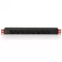 Regleta de enchufes Techly 8 tomas para rack 19